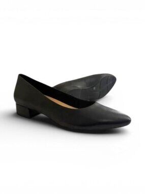 EASY SPIRIT Caldise eFlex Slip-On Low Heel Black Pumps, NEW! Size 10.5